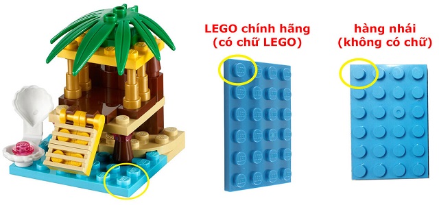 Báo động đồ chơi LEGO giả