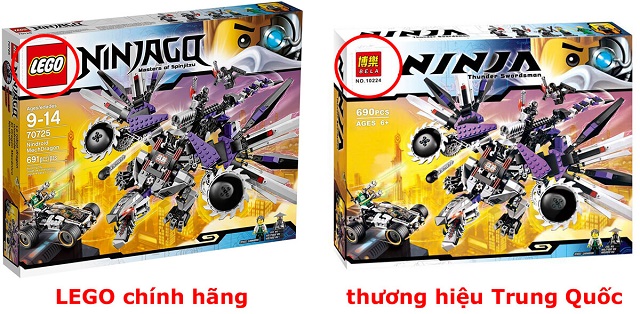 Báo động đồ chơi LEGO giả