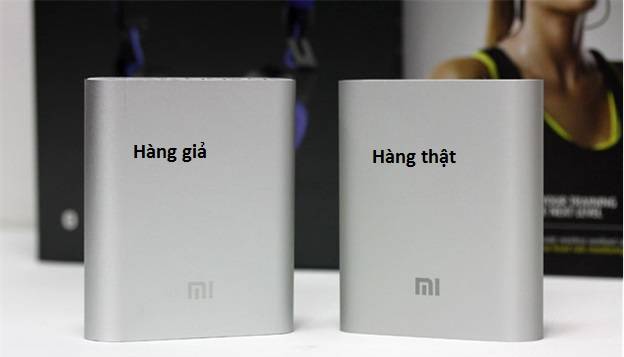Cách phân biệt sạc dự phòng Xiaomi thật - giả
